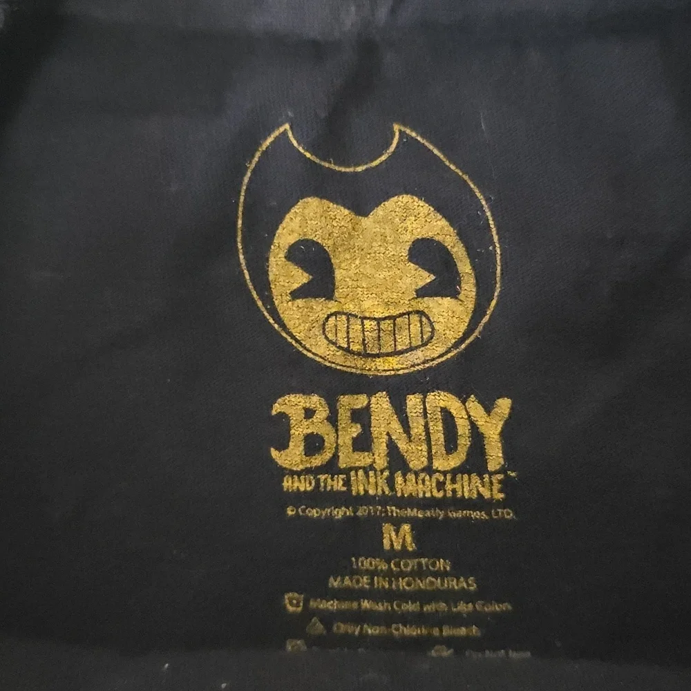 Alice Angel Graphic Tee From Bendy - Black and Yellow